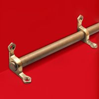 Tige en laiton moderne GoldenPath Support élégant et durable pour les chemins d'escalier avec taille et couleur personnalisables pour la maison ou le mariage