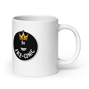 Taza de Cerámica Blanca Brillante Ike-Conic con Logotipo Serigrafiado para Regalos - Product Image 3