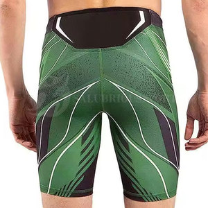 Short de compression en polyester de qualité supérieure Personnaliser la conception Imprimé Liner Gym Short de course pour hommes - Product Image 2