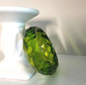 Big Trendy <b>Acrylic</b> Chunky Statement Bangle Eco-Friendly Customizable Wedding Fashion African <b>Jewelry</b> - Product Image 2