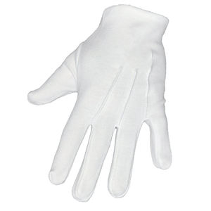 ถุงมือปักลายสีขาวสำหรับงานพิธีการ ทำความสะอาด งานรักษาความปลอดภัย  แบบสวม  สำหรับผู้หญิงและผู้ชาย  พร้อมโลโก้สั่งทำ - Product Image 3