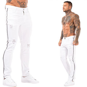 Vente en gros personnalisée en usine, pantalons jeans d'été pour hommes, jeans minces décontractés skinny, jeans denim design pour hommes - Product Image 6