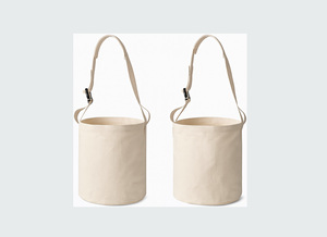 กระเป๋าผ้าใบสำหรับทำฟาร์มม้ากระเป๋าป้อนอาหารม้าธรรมชาติ - Product Image 4