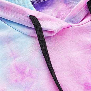 Conjuntos de Sudadera Corta con Capucha para Mujer, Ropa Personalizada, Sudaderas Cortas Lisas para Mujer - Product Image 3