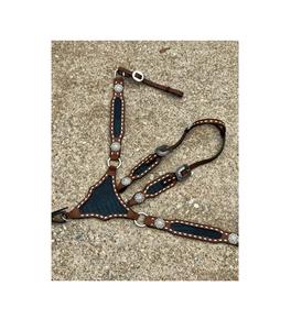 Juego de tachuelas de cuero occidental de calidad superior con sillín ajustable y brida adecuado para todos los tamaños de caballos de la India - Product Image 3