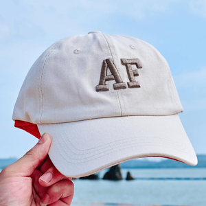 Fabricant de chapeaux 6 panneaux casquettes de baseball à broderie bouffante femmes hommes chapeaux de papa en coton non structuré à bord incurvé Logo personnalisé vente en gros - Product Image 1