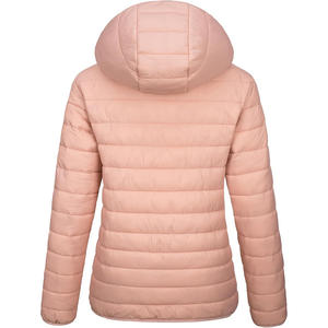 Haute qualité Ultra-léger femmes doudoune coupe-vent tissu coquille avec col à capuche respirant doux conforts hiver - Product Image 2