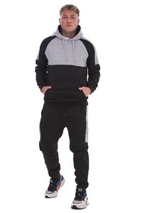 Chándales con capucha para hombre, suéter, medio brazo, sudaderas a rayas, Joggers, ropa deportiva, chándales de algodón 100% de Pakistán - Product Image 2