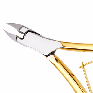 Coupe-cuticules en acier inoxydable avec logo personnalisé, coupe-ongles de précision, outil de manucure et pédicure durable, antidérapant, OEM - Product Image 2