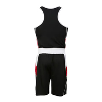 Uniforme de Boxeo Más Vendido en Oferta, 100% Poliéster, Secado Rápido, Transpirable, Talla Personalizada, Logotipo Personalizado, Uniforme Deportivo de Boxeo