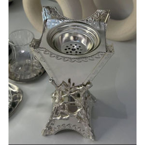 Soporte Bakhoor de calidad creativa, quemador de incienso de madera y Metal dorado antiguo para el hogar y el Hotel, difusor de aromaterapia, el precio más bajo - Product Image 1