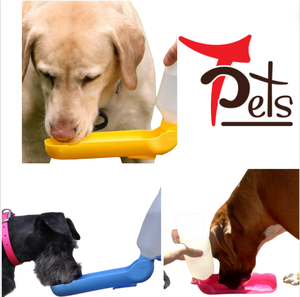 Hot Selling TP100 <b>Water</b> <b>Bottle</b> With Valve Size S/M 500ml Pet Accessories Long Shape Bowl & Feeder for Travel Convenience - Product Image 6