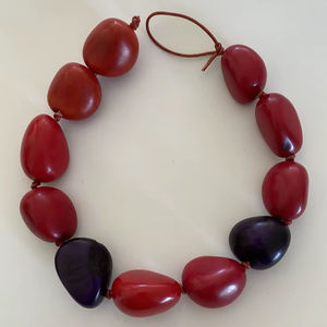 Collier en perles de résine faites à la main Craft Exim, bijoux de mode haut de gamme, élégant pour les femmes, à porter en soirée, toutes saisons, cadeau - Product Image 2