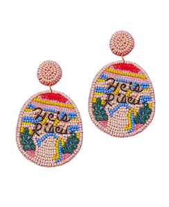 Pendientes de Cuentas de Moda para Fiesta y Compromiso, Joyería de Moda con el Mejor Empaque, Pendientes de Cuentas de Semillas Hechos a Mano, el Mejor Estilo - Product Image 2