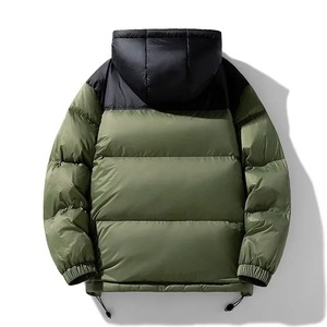 Veste d'hiver épaisse et chaude de haute qualité pour hommes Manteaux rembourrés décontractés avec tissu en toile Vente en gros Veste polaire de haute qualité - Product Image 5