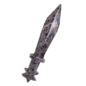 Haute qualité cristal larvikite poignard couteau sculpté à la main Festival cadeaux cristal artisanat pierre pour la décoration de la maison grossiste - Product Image 2