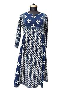 Elegante Vestido Índigo, Tela de Primera Calidad, Corte Moderno, Estilo Versátil para Oficina, Salidas, Eventos y Fiestas - Product Image 2