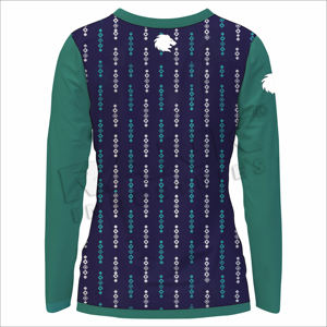 Camisas de manga larga ligeras ajustadas para mujer, camisas de manga larga de color personalizado de alta calidad para mujer - Product Image 2