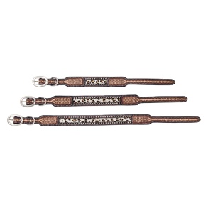 Collier de chien en cuir fait main de qualité supérieure avec motif solide Rivet Décoration Top Indian Manufacturer Fournisseur-Saman Exports - Product Image 1