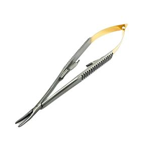 Castroviejo ที่ใส่เข็มโค้ง14ซม. เครื่องมือผ่าตัดทางทันตกรรมด้วยมือ - Product Image 4