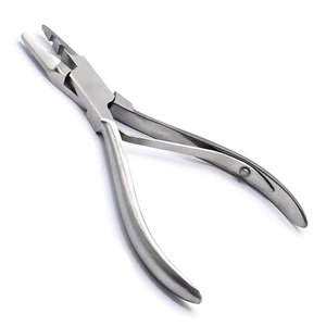 Hair Extensions Plier <b>Puller</b> for Nano or Micro Nano Rings Silicone Micro Beads Tool/ Silicone Micro Rings Beads Stainless Steel - Product Image 2