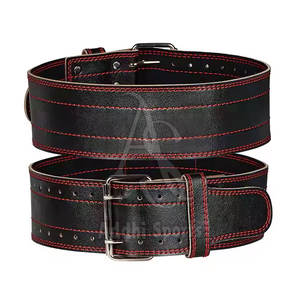 Alta calidad gimnasio Fitness entrenamiento potencia levantamiento de pesas cinturón de energía de vaca para adultos logotipo personalizado función transpirable - Product Image 1