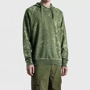 Nouvel arrivage d'hiver ODM lavage à l'acide 100% coton pull lourd sweat à capuche brodé pour hommes grande taille hommes sweats à capuche taille adulte - Product Image 5