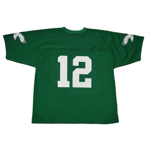 เสื้อฟุตบอลโพลีเอสเตอร์ 100% แห้งเร็ว ผลิตแบบ OEM สำหรับผู้ใหญ่ ไซส์และสีตามสั่ง พิมพ์โลโก้ได้ เสื้อกีฬาแขนสั้น แบบทีมสั่งทำ - Product Image 2