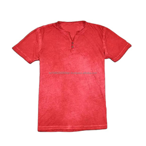 เสื้อยืดคอกลมแขนสั้นสำหรับผู้ชายผ้าคอตตอนระบายอากาศได้ดีและมีสไตล์ดีไซน์คอกลม100% - Product Image 1