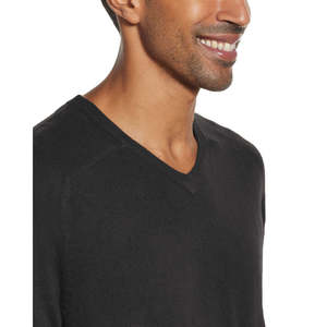 Maglione Classico da Uomo con Scollo a V, Traspirante, in Cashmere Nero, Morbido al Tatto, Impermeabile per l'Inverno, Maniche Lunghe, Taglia Piccola, Stampa ODM - Product Image 2