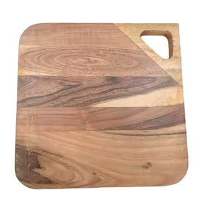 Contenedores de tabla de cortar, tablas de cortar de madera de acacia orgánica para cocina, tabla de cortar, bloque, función de agujero colgante - Product Image 1