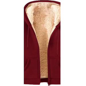 Vestido Sudadera de Forro Polar Personalizado para Mujer, 100% Algodón, Transpirable, Resistente al Viento, Ecológico, Diseño Bordado en Relieve en la Parte Delantera - Product Image 3