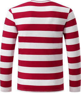 Camiseta holgada de manga larga de algodón 100% para hombre, camiseta de manga larga a granel con estampado de logotipo personalizado - Product Image 6