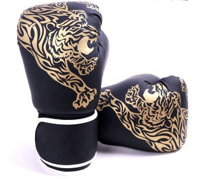 Guantes de Boxeo de Piel Sintética PU Hechos a Medida, Ligeros, Transpirables, de Alta Calidad, Guantes de MMA, Cómodos, Marca Personalizada - Product Image 3