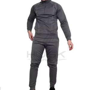Survêtement de sport pour hommes de haute qualité Hot Fashion Full Zip Spandex Polyester Hoodie avec poches zippées Maternité Caractéristique Offre Spéciale - Product Image 6