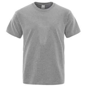 T-shirt en coton 100% de qualité supérieure, 220 grammes, logo personnalisé, broderie en relief, impression, design uni, tricot, lettre, graphique - Product Image 3