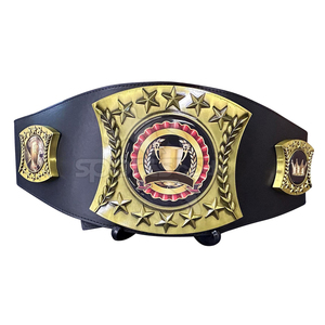 Cinturón de Campeonato de Lucha Libre de Cuero, Diseño Personalizado de Alta Calidad, Unisex, Venta Caliente, Nuevo Modelo 2026, Fabricante Pakistaní - Product Image 3