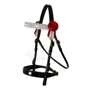 Brida de caballo de cuero duradero para montar cómoda Brida de caballo ajustable y ligera al mejor precio - Product Image 1