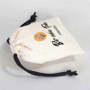 Pochette en tissu personnalisable avec poignée noire 4 L x 5 H (10 cm x 13 cm) pour bracelets, vêtements, montres, artisanat, rangement anti-poussière - Product Image 5