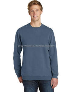 Jersey de lana de algodón de alta calidad para hombre, Sudadera con cuello redondo y logotipo personalizado, sudaderas con capucha de talla grande para invierno, forro personalizado - Product Image 6