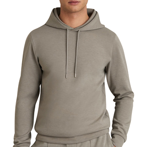 Vente en gros d'échantillons gratuits vierges sweats à capuche biologiques de haute qualité pour hommes pull en coton unisexe sweat à capuche sweat à capuche uni pour hommes - Product Image 5