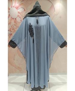 ชุดเดรสผ้าไหมอินเดียสำหรับสตรีพิมพ์ลายผ้าจอร์เจียประดับเพชรลายลูกไม้ประดับขอบบนชุดพิมพ์ลาย Georgette - Product Image 6