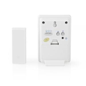 Campanello musicale wireless con 36 melodie, portata di 300 metri, IP44 (Nedis DOORB212WT) - Product Image 5