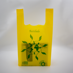 ถุงช้อปปิ้งพลาสติกสำหรับร้านอาหารซูเปอร์มาร์เก็ตพิมพ์ลายได้ตามต้องการพร้อมที่จับเสื้อยืดจากผู้ผลิตเวียดนาม - Product Image 3