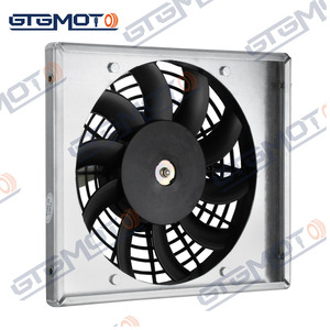 GTGMOTO Carénage de radiateur en aluminium + ventilateur pour <span class=keywords><strong>Artic</strong></span> <span class=keywords><strong>Cat</strong></span> Prowler 700 550 TRV 700 550 450 - Product Image 2