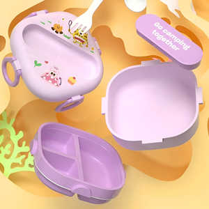 Lonchera Bento Japonesa de Doble Capa Monsters con Compartimentos Bonitos, Libre de BPA, Apta para Calentar y Conservar, con Logotipo Impreso y Tapas - Product Image 6