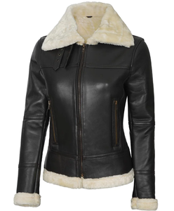 Esprit Veste d'hiver pour femme en cuir de fourrure chaud grande taille fabriquée sur mesure à Sialkot Pakistan surdimensionnée avec fermeture à glissière chauffante plus proche - Product Image 1