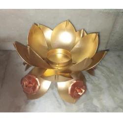 ดอกบัวทองเหลืองสำหรับงานประดิษฐ์ของตกแต่งงานแต่งงานงานดิวาลีของขวัญขึ้นบ้านและสำนักงาน - Product Image 3