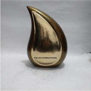 Pots en métal pour cendres personnalisées pour adultes Urnes en métal à texture martelée de qualité supérieure Urnes commémoratives en métal pour adultes - Product Image 5