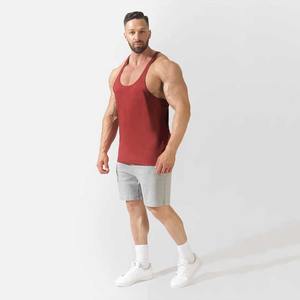 Camiseta sin Mangas de Algodón para Hombre, de Alta Calidad, Informal, de Secado Rápido, Antibolitas, Transpirable, Talla Grande, 100% Algodón - Product Image 1